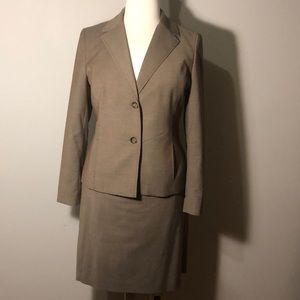 Chocolate brown suit
